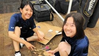 愛媛・新田のマネジャー2人、入部理由は…　チームを支える父娘の縁
