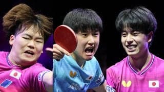【卓球】男子４強顔ぶれ　準決勝は２連覇狙う張本智和と松島輝空の日本勢対決　篠塚大登と３人が進出　強国・中国勢は１６強で全滅…ＷＴＴチャンピオンズ横浜