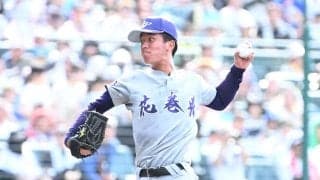 【甲子園】花巻東・萬谷堅心、８回に治療で試合中断　そのまま降板するアクシデント