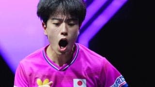 【卓球】“出場ゼロ”に終わった９日間、ベンチで感じたこと　篠塚大登が成長の糧にした世界卓球