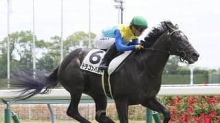 【中京３Ｒ・２歳新馬】コントレイル産駒ドラゴンバルドが評判通りの快勝！　「来年の大きい舞台に」と福永調教師　川田将雅騎手の手綱で初陣