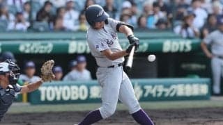高校通算34発・花巻東のスラッガーがあわやホームランの大飛球放つも…「打球の上がり方は良かった」今夏初本塁打はお預け【26年夏甲子園】