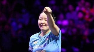 【卓球】張本美和「勝てたのにすごいびっくり」４連敗していた中国の王芸迪に０-１から逆転勝利…ＷＴＴチャンピオンズ横浜
