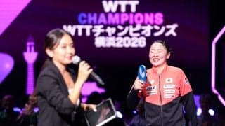 【卓球】張本美和が決勝進出「びっくり」難敵の中国・王芸迪撃破　チャンピオンズ２勝目王手