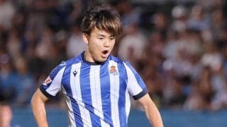 久保建英が実戦復帰　Ｗ杯オランダ戦での負傷を経てＲソシエダードのプレシーズンマッチに約３０分出場