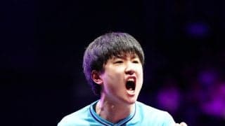 【卓球】張本智和が決勝進出「ぜひ力を与えて…」松島輝空に勝利　連覇＆妹美和との兄妹Ｖに王手