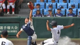 【甲子園】岡山学芸館が３年連続の初戦突破　スクイズで６点目　ビデオ検証でも判定覆らず