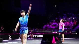 【卓球】張本智和が決勝進出「チョレイ！」絶叫　松島輝空に勝利　第６Ｇ奪取…兄妹Ｖに王手
