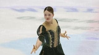 【フィギュア】石崎波奈がSP暫定首位「ちょっと失敗したので悔しい」サマーカップジュニア女子