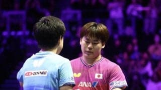 卓球　松島輝空が張本に敗れて４強　完敗認める「やっぱり負けた。実力不足」