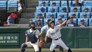 岡山学芸館が連打などで逆転勝ち　鳥取城北、四回以降は2安打どまり