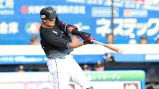 ロッテ・山口が有言実行１９号先制２ラン「僕も打つので」来日初登板のルケーシーと試合前に約束