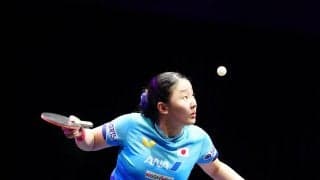 【卓球】張本美和、第１ゲーム先取…世界５位中国・陳幸同と対戦　自国舞台でＶなるか