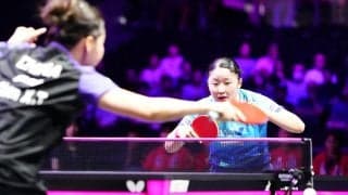 【卓球】張本美和、強い！世界５位中国選手に２ゲーム先取　４連続得点で突き放し11－7
