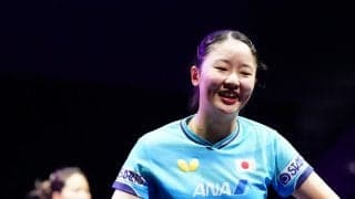 【卓球】張本美和、最大６点差→１点差まで迫るも…第３ゲーム落とす　２-１で第４ゲーム突入