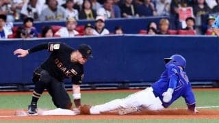 【阪神】坂本誠志郎が中日の奇襲防ぐ　重盗場面で正確な三塁送球　1死一、二塁ピンチで無失点