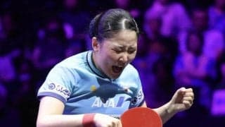 張本美和が圧巻Ｖ「キャー！」跳び上がってガッツポーズ　決勝で昨年覇者・世界５位陳幸同に４－２完勝でチャンピオンズ大会２勝目「今までの中で１番良かった日」中国勢３選手撃破し頂点へ