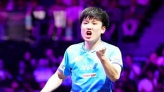 【卓球】２連覇＆兄妹優勝狙う張本智和　第2、3、4ゲームを連取で3－1とリード