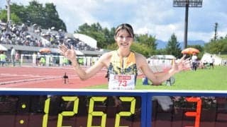 【陸上】決勝で再び日本新12秒62の中島ひとみ「やっと出せた」向かい風でも予選と同タイムＶ
