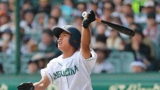 【甲子園】岡山学芸館・藤原颯大がフェンス直撃の三塁打「もう俺がやるしかない。自然と勇気が」