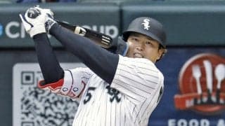 村上宗隆、一回に１８２キロ弾丸適時二塁打　初顔合わせ左腕から衝撃打に本拠地どよめく　試合は降雨中断