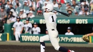 日南学園のプロ注目強打者が2安打デビュー！「高卒プロ」表明、指揮官も「ワクワクさせる打者」と絶賛【26年夏甲子園】」