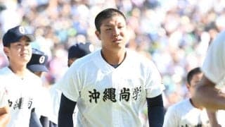 沖縄尚学・末吉は涙「自分がふがいないピッチングをしたことに尽きる」進路は「未定」も「将来的にはオリックスの宮城選手のように勝てる投手に」最速１５０キロ左腕も３回３失点降板