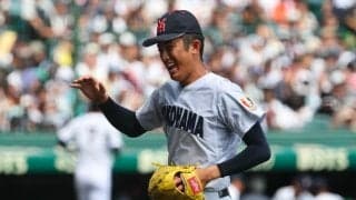 横浜の世代NO.1右腕 154キロ計測も「見ていない」、139球の熱投に「このチームを勝たせたいという思いが一番」【26年夏甲子園】