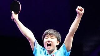 【卓球】張本智和、2連覇支えた岸川監督に感謝「試合中のアドバイスも、試合後の反省も」