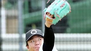 阪神・村上　球団史上初の巨人戦３連続完封へ　同学年・山崎とのエース対決「粘り強く投げていきたい」１１日先発
