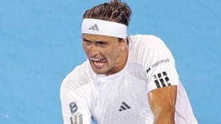  ズベレフ 逆転勝ちで初戦突破 