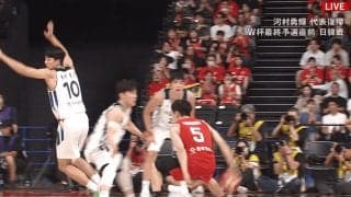 「誰にも止められない」河村勇輝の“神業ステップバックスリー”に原修太が唸る「NBA選手のプライドが見えた」