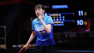 卓球日本女子の新世代担う18歳にWTT公式が注目「急激に世界ランクを上げる」　代表でも期待高まる面手凛、トップ100入り間近に脚光