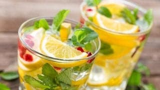 半身浴中におススメな飲み物とは
