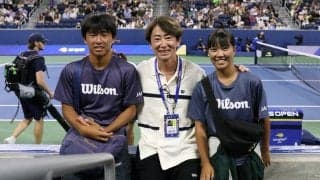 【全米オープンジュニア遠征レポート】実戦さながらのメインコートで調整は最終段階へ 開幕へ向け高まるチームの絆