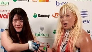 【スターダム】ハイスピードは水森由菜がコグマとドローV5「熊本が復興したらこの続きを」