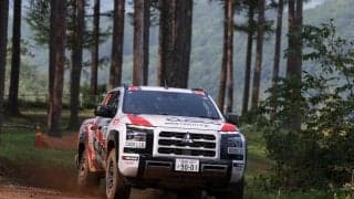 全日本ラリー北海道：併催のXCRスプリントカップに参戦した三菱勢が力強い走りを披露