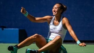 元世界4位ジェン・チンウェンがシフィオンテク撃破！2試合連続で0-5から逆転し2年ぶり3度目の8強「一から泥臭く戦う」[全米オープン]