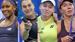  全米OP女子8強 首位争い激化 