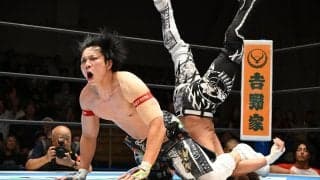 【新日本】W前哨戦はYOHが石森太二に技あり勝利「レエェェエベルが違うんだよ！」