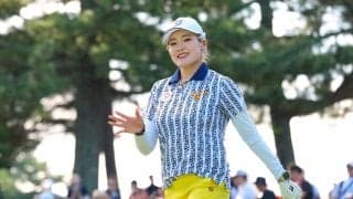 【速報】桑木志帆は4アンダー暫定首位「自分が思ったよりもいいスコア」山下美夢有は1アンダー