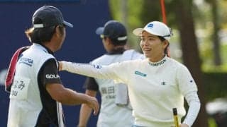 勝みなみ　６７で２打差３位発進　連続バーディースタート「あれで波に」　同じ鹿児島県出身の皆吉愛寿香が４位「一緒に回れたら」  