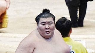 熱海富士、懸賞213本で早くも“大関超え”　大の里399本に次ぐ２位、地元熱海の企業後押し