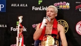 【K－1】36歳永澤サムエル聖光がパンチラッシュで里見柚己に“大逆転勝ち”「映画化決定で」