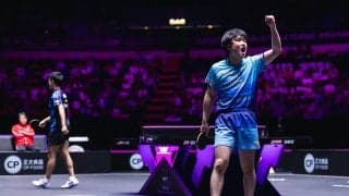 張本智和、中国の世界24位を4－1撃破でベスト4進出　横浜大会に続くタイトル奪取へ、日本男子エースが優勝争い【WTTチャンピオンズマカオ】