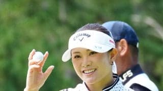 ノースリの河本結がバーディーに両手挙げて歓喜「あきらめないで頑張りたい」国内女子第３日