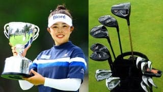 最新モデル“ゼロ”は信頼の証 山下美夢有は不動の14本で今季日米3勝目「球筋を操れる」