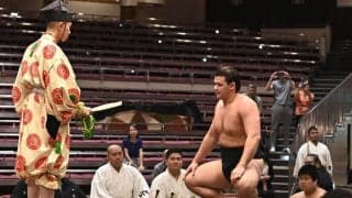 大相撲　父はハワイ出身の元十両、砂武蔵が前相撲白星デビュー「頑張ります」