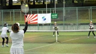 25ペアが代表目指す　レディーステニス秋田県大会