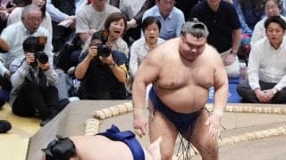 36歳高安が横綱大の里から金星「強い人に勝つのは達成感」歴代９位年長記録　現役２位通算７個